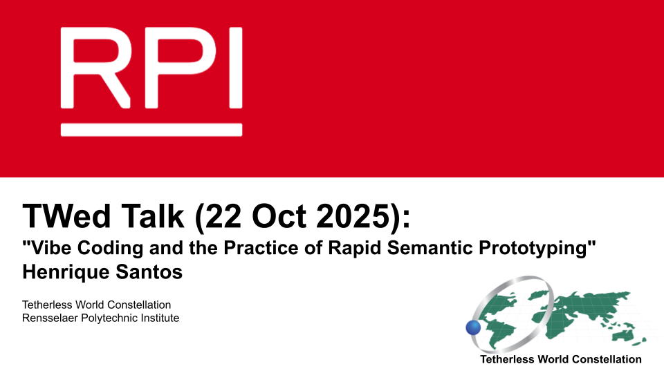 TWed Talk: 22 Oct 2025